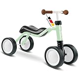PUKY WUTSCH | Sicheres Rutschfahrzeug | Kinder Laufrad ab 1 Jahr & Lauflernrad ab 1 Jahr | Mit Pendelachse | Sicherheitslenkergriffe | Balance Bike für In- und Outdoor | Farbe Pastell G