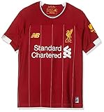 New Balance Offizielles Heimtrikot Liverpool FC, für Kinder, Saison 2019/20, Junior-Kurzarmshirt, Rot, 134