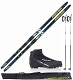 Fischer Langlaufski-Set Comfort Cruiser 184cm + Bindung + Schuhe + Stöcke + Skisack