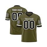 Generisch Personalisiert American Football Trikot, Custom Football Jersey, Personalized Printed Team Name Number Sports U