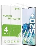 apiker [4 Stück TPU Schutzfolie für Samsung Galaxy S20 Plus, Displayschutzfolie, blasenfrei, hohe Definition, Empfindlichk