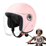 Retro-Reitlinsenhelm - Elektrische Motorrad-Schutzhelme | Motorrad-Halbhelme Four Seasons | Reithelme Mit Linsen | Sonnenschutzhelme, Retro-Rennhelme Für jungenn, Mädchen, Jug