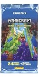 Panini Minecraft Trading Cards 3-Create, Explore, Survive Fat Pack 24, 2 Bonuskarten, 004734B26FPF