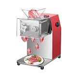 250 kg/h Kommerzielle Elektrische Fleischschneidemaschine Gemüseschneider Schreddermaschine 850 W Automatische Lebensmittelzerhacker-Chipper einfach zu bedienen(Blade Space 10mm)