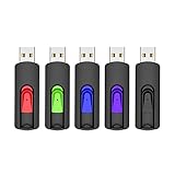 USB Stick 64GB 5er Pack, Vansuny USB 2.0 Speicherstick Slide Einziehbare 5 Stück)