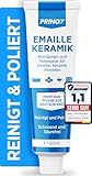 PRINOX® 150ml Reinigungs und Polierpaste für Emaille, Keramik, Porzellan, Glaskeramik, Mineralguss - Professionelle Badpflege zu Reinigung und Pflege von Armaturen - Ceranfeld Reinig