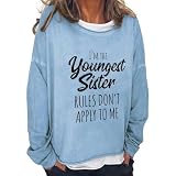Pullover Damen Übergröße Langarmshirt Weihnachten Weihnachtspullover Rundhals Sweatjacke Langärm Sweatshirt Karikaturdruck Lässig Weihnachtspulli Hoodies Lose Elegant Lässig Lang Kaw