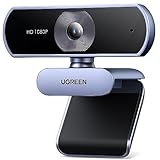 UGREEN FineCam Lite 1080P Webcam Full HD 1080P/30fps USB A Webcam mit Mikrofon, Fixfokus, automatische Lichtkorrektur, 90° Ansicht, USB Webcam für Live Streaming, Konferenzen, PC, Switch 2
