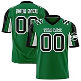 Generisch Personalisiert American Football Trikot Personalized Printed Team Name & Number für Herren Damen Kinder Jugend Russland Trikot Fußb