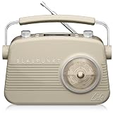 Blaupunkt Nostalgie Radio mit DAB+ Lido BG - Bluetooth 5.0 - Kopfhöreranschluss - DAB+ Sendersp