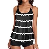 SKTIISN Bikini 3XL Badeanzug Damen zweiteilig Damen Bikini Schmetterlings BH Oberteil Damen Badeanzug bauchweg Push up Badeanzug zweiteilig sitzsack Outdoor wasserfest bonprix Badeanzug D