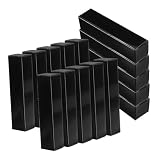 Healeved 15 Stück Kartons Lippenstift-Box Lippentönung verpackungen schwarzer Lipgloss Lipgloss-Röhren Verpackungsschachteln für Lipgloss lippenstifthalter selber machen Papier Black