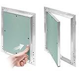 Awenta - KRAL3 Revisionsklappe - Revisionstür - Deckel - Wartungs-, Inspektionsklappe - mit Druckverschluss - für Wand und Decke - aus Aluminium und Gipskarton - Wasserfest - Innenräume 20x25
