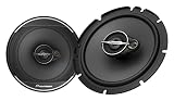 Pioneer TS-A1671F 16,5 cm 3-Weg-Koaxial-Lautsprecher Set mit 2 Lautsprechern (je 320 W max., 70 W Sinus), kraftvoller Klang, hoher Wirkungsgrad, 48 mm Einbautiefe, 144 mm Einbauausschnitt, mit G