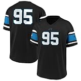 Fanatics NFL Carolina Panthers Trikot Shirt Iconic Franchise Poly Mesh Supporters Jersey (L)