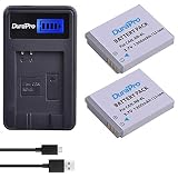 DuraPro 2er-Pack NB-6L, NB-6LH Akku + LCD USB Ladegerät für Canon PowerShot SX530HS, SX710HS, SX610HS, SX700HS, SX600HS, D30, S120, S200, SX510HS,110 is, IXY 10S