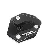 Motorrads Ständerpolster Verlängerung Für Yam&aha Tracer 700GT Tracer 700 Tracer 700/GT 2015-2020 Motorrad CNC Ständer Fuß Seite Stehen Verlängerung Pad Unterstützung
