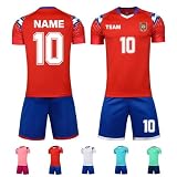 ORYG Personalisierte Fußballtrikots für Männer und Frauen Personalisierte Fußballtrikots für Jungen und Mädchen Aufgedruckter Name, Nummer und Teamlog