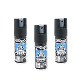 ProSecur KO Pfefferspray Pfeffergel 10% OC Verteidigungsspray | Abwehrspray 16 ml konischer Strahl | Sparset (3 Stück)