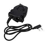 Walkie-Talkie Headset K-Head Adapter, PTT Kopfhörer Adapter Kopfkabel, Passend für/Für/Für POFUNG/Für HYT/Für PUXING/Für QUSHENG/Für Two-Way R