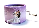 Spieluhr mit der Melodie vom Hochzeitsmarsch von F. Mendelssohn-Bartholdy (Kurbelwerk, Mini-Drehorgel, Spieldose, Musik Box) ein schönes Geschenk, Überaschung, Aufmerksamkeit und Gruß