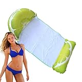 Schwimmkörper für Erwachsene, Schwimmkörper für Erwachsene, schwimmender Sessel für Pool, Wasserspielzeug für Poolliegen, Pool-Schwimmer mit Obst, Wanderstuhl, Hängematte von AG