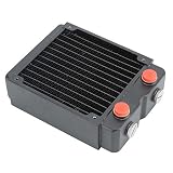 PC Wassergekühlter Doppellagiger Kupferstreifen Wassergekühlter Kühlkörper Kupferstab Kühlkörper, 2-lagige Wasserkühlung, Kupferkühlkörper 120 Mm, CPU-Kühler, Computerkühler,