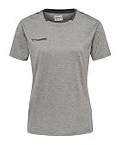 hummel Fußball - Teamsport Textil - Trikots Authentic Poly Trikot Kurzarm Damen grau XL