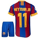 Gokaynex Neymar Barcelona #11, Nostalgie Kinder Trikot Mit Kurz, Limitierte Auflage, beschränkte Auflage (176,Neymar)