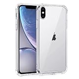Whioltl Hülle für iPhone X und iPhone XS, Durchsichtig und Stoßfeste Schutzhülle mit Weiche Silikon Handyhülle, Crystal Clear Transparent Bumper Case, [Militärischer Fallschutz] [Nicht Vergilbend]
