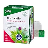 Salus Basen-Aktiv Mariendistel Löwenzahn Tee - 1x 40 Stück (72 g) - Kräutertee Nr. 2 - Salus Tee Qualität seit 1916 - mit wertvollen Früchten und Wurzeln – zarte Bitternote - b