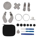 One Controller Joystick Ersatz, Professionelle 15-in-1 Metall-Thumbsticks für One Elite Controller Serie 2 (Silver)