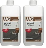 HG Laminat, Vinyl und PVC Reiniger, ein frisch duftender, konzentrierter Bodenreiniger für alle Arten Von Laminat-, Vinyl und PVC-Böden, geeignet für die regelmäßige Anwendung - 1 L