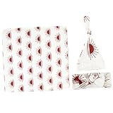 HEALSOPTHY Teiliges Pucktuch mit Mütze und Stirnband Weiche Elastische Neugeborenen Wickeldecke aus Hautfreundlichem Vielseitig als Schlafsack Stilltuch und Fotorequisite für Neugeb