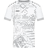 JAKO Herren Jersey Trikot Tropicana, Weiß/Silbergrau, XL EU
