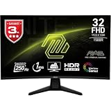 MSI Gaming-Monitor MAG 32C6X, 1920 x 1080 (FHD), 80,9 cm (31,5 Zoll), 16:9, Curve 1500R, Schw