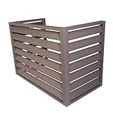 Wasserdichte Klimaanlagenabdeckung für Außengeräte, robuste Aluminium-Wärmepumpenabdeckung, Mini-Split-AC-Einheitenschutz, Regal, Pflanzenständer für T