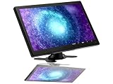 CAMECHO 10.1 Zoll Mini Monitor,1080P Full HD（1024 X 600 16:9, Panorama Monitor mit HDMI/BNC/AV/VGA/USB Monitor für PC DVD TV Gaming G