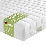 DREAMSTAR Easy Flex | ergonomische 7-Zonen Kaltschaummatratze | Öko-Tex Zertifiziert | Härtegrad 2 und 3 (H2 & H3) | Rollmatratze 13 cm | Made in EU I 90 x 200