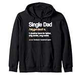 Single Dad Nomen Sole Parent Cooler Solo Parenthood Vater Kapuzenjack