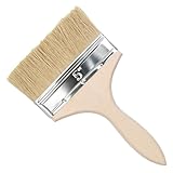 1 Stück Pinsel Breit 120mm, Lasur- und Malerpinsel für Holz, Lacke und Wandfarbe, Flachpinsel, F