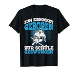 Zum Eishockey geboren Hockey Eishockeyspieler Geschenk T-S