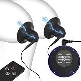 NAIXBTY SM Elektro Shock Nippelsauger Brust Massagegerät Elektrostimulation Brustvergrößerung Elektrische Stimulator Brustwarzen Vibrator Nippel Klitoris Stimulator Sex Spielzeug für F