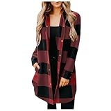 SKTIISN Strickjacke für Damen Strickjacke Damen beige braun Cardigan Damen Herbst Dirndl Strickjacke Damen Graphics Hosen Damen Grobstrick Cardigan Fleecejacke Damen Hoodie Oversize Damen Winterjack