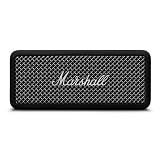 Marshall Emberton II tragbare Bluetooth Lautsprecher, kabellos, koppelbar, IP67 Staub und wasserfest, über 30 Stunden Spielzeit, Schnellladung, Innen- und Außenlautsprecher - Schwarz und S