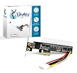 Donkey pc Express-Erweiterungskarte PCI-E auf PCI SATA-Ports, kompatibel mit 1X/4X/8X/16X. Fügen Sie Ihrem Computer einen PCI Slot hinzu, indem Sie einen PCIE-Port haben. PCI Bus Riser C