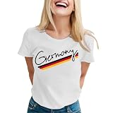Fußball Deutschland Trikot 2024 EM Germany Deutschland T-Shirt WM T-Shirt Deutschland Trikot em 2024 original auswärts pink Damen Fitness Sportshirt em 2024 Trikot D