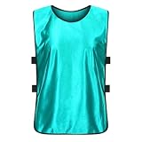 Mymyguoe Fußballweste Trainingswesten Basketball Sports Training Trikot Weste Größen Fussball Leibchen Kinder Leibchen Erwachsene Fussballtraining Zubehör Trainingsleib