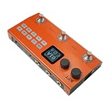 Jeffergarden Multieffekt-Gitarrenpedal mit AI Tone 65 Plus-Effekten, 7 Anpassbare Module für E-Gitarre und Bass, Tragbarer Verstärkersimulator mit Looper-Drum-M