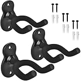 Moreyes Gitarrenhalterung Wand, Gitarrenhalter für die Wand für Akustikgitarre, klassische Gitarre, Bass, E-Gitarre, 3er-Pack